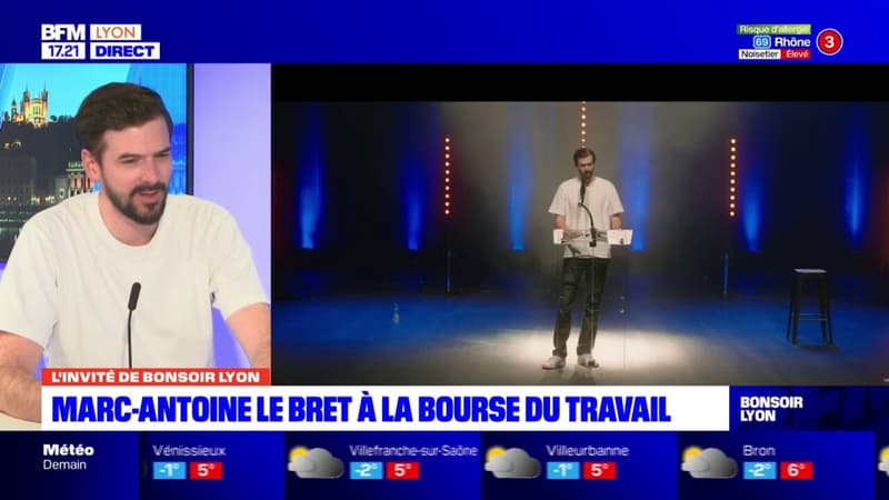 L'invité de Bonsoir Lyon : Marc-Antoine Le Bret, humoriste et imitateur