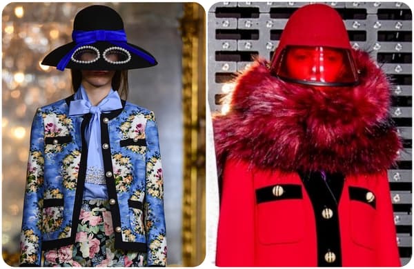 Des chapeaux repérés sur les podiums de Vivetta et Gucci Des chapeaux repérés sur les podiums de Vivetta et Gucci