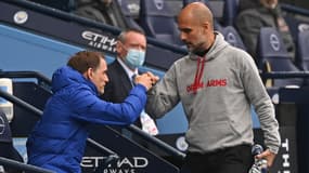 Thomas Tuchel et Pep Guardiola, le 28 mai 2021