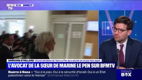 Procès des assistants parlementaires européens du Front national: l'avocat de Yann Le Pen explique sa décision de ne pas faire appel