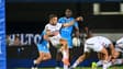 Paul Graou face à Montpellier en Top 14, le 20 septembre 2025. 