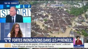 Fortes inondations dans les Pyrénées