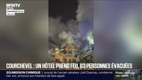 Ce témoin raconte l'incendie qui a ravagé le toit d'un hôtel cinq étoiles à Courchevel