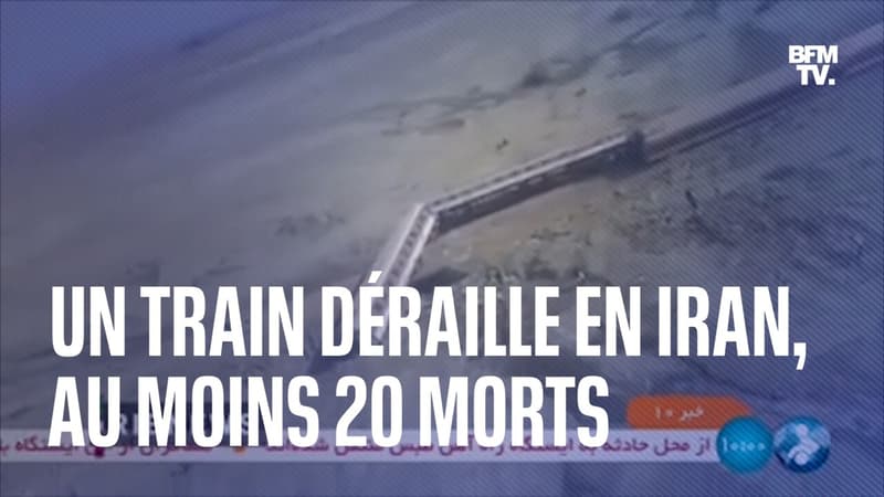 En Iran, un déraillement de train fait au moins 20 morts