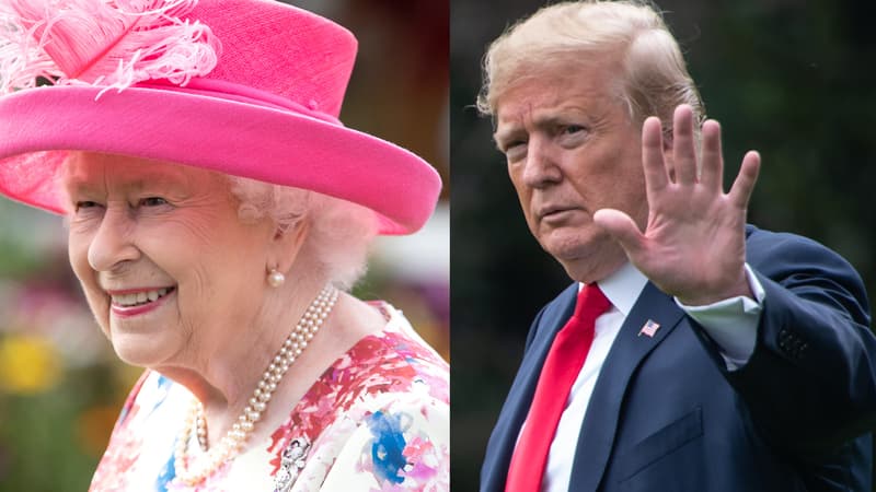 La reine accueillera le couple présidentiel américain vendredi.
