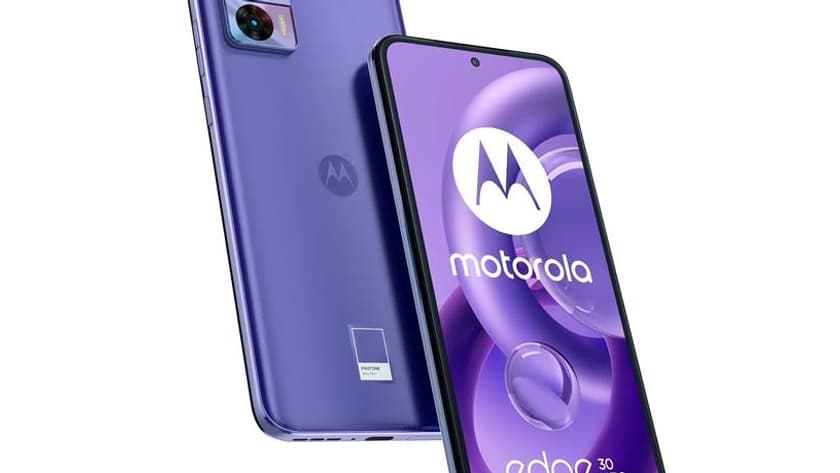 Le Motorola Edge 30 Neo en coloris Very Peri de Pantone