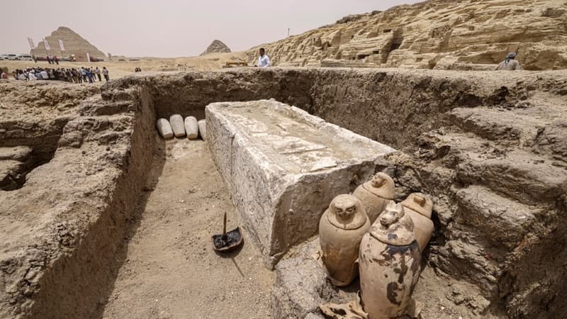 L'Égypte met au jour deux ateliers d'embaumement dans la nécropole de Saqqara