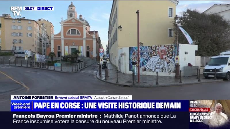 Corse: les derniers préparatifs avant la visite du pape François ce dimanche