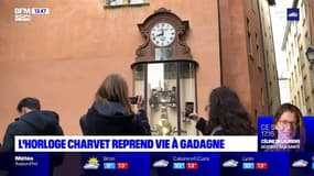 Lyon: l'horloge Charvet reprend du service à Gadagne 