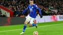 Jamie Vardy avec le maillot de Leicester