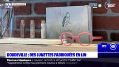 Seine-Maritime: des lunettes fabriquées avec du lin vendues à Doudeville