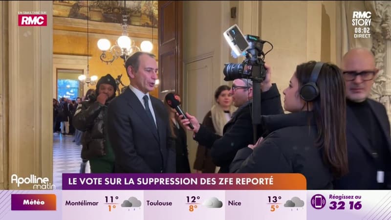 Le vote sur la suppression des ZFE reporté