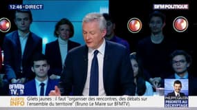 "Nous n'avons pas d'informations sur les reproches faits à Carlos Ghosn", assure Bruno Le Maire