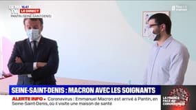 Emmanuel Macron à propos des masques : "Ce qu'on pensait sans valeur il y a un an, d'un seul coup on est en rareté"