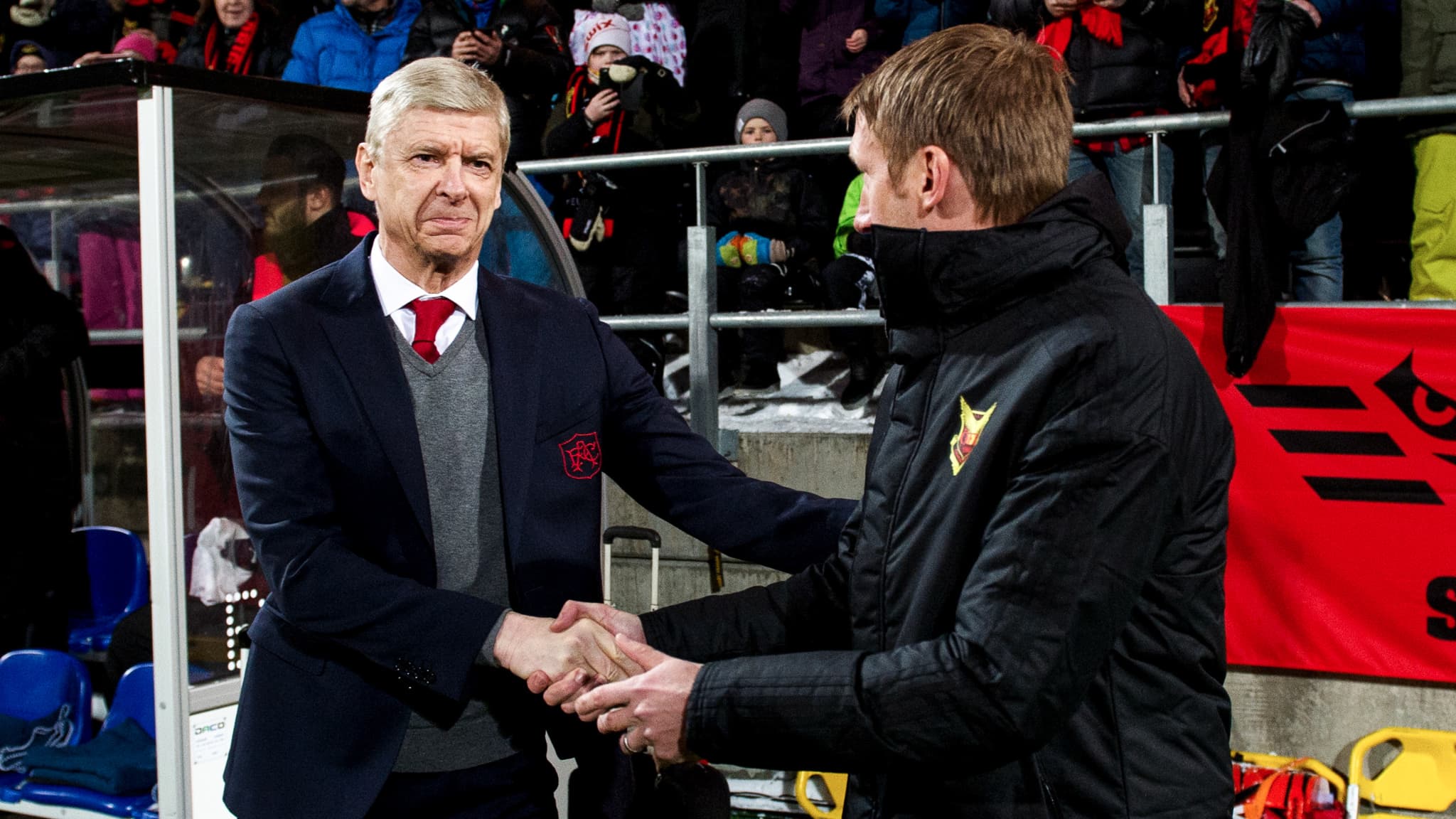 Arsène Wenger et Graham Potter 2018 Arsène Wenger et Graham Potter 2018