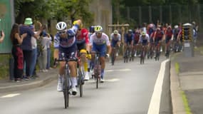 Le peloton flashé par un radar