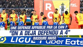 RC Lens : Une défense affaiblie par la CAN ? "On a déjà défendu à 4" rassure Haise