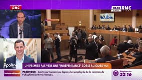 Projet d'autonomie de la Corse: "Le projet d'écriture transmis au Parlement a fait l'objet de longs travaux et a été voté à l'unanimité par l'assemblée de Corse, y compris la droite", rappelle Gilles Simeoni, président du conseil exécutif de Corse