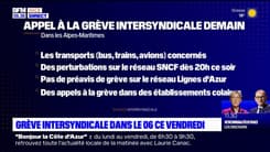 Alpes-Maritimes: l'intersyndicale lance un préavis de grève
