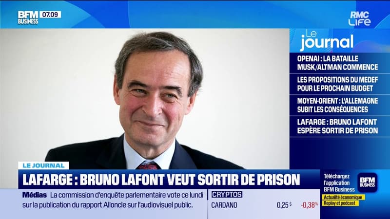Affaire Lafarge : Bruno Lafont demande sa libération