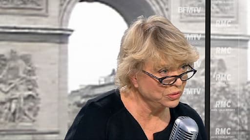 Eva Joly, jeudi matin, sur le plateau de BFMTV.