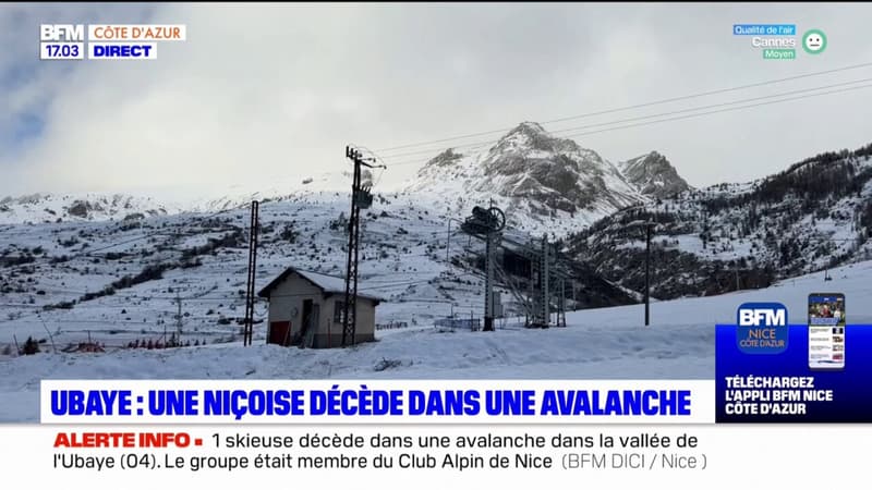 Ubaye: une skieuse niçoise tuée dans une avalanche