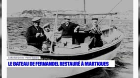 Le bateau de Fernandel restauré à Martigues