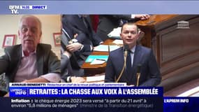 Retraites: "A ce stade, je ne vois pas comment le gouvernement peut échapper au 49.3" prévient Arnaud Benedetti, rédacteur en chef de la revue politique et parlementaire