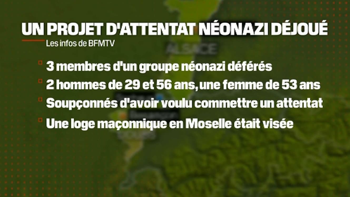 Un projet d'attentat néonazi a été déjoué en Alsace Un projet d'attentat néonazi a été déjoué en Alsace