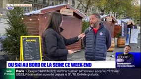 Faire du ski au bord de la Seine, l'activité du week-end à Paris