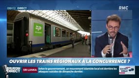 Faut-il ouvrir les réseaux de trains régionaux à la concurrence? Ca fait débat sur RMC
