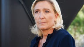 La cheffe des députés RN, Marine Le Pen, à Toulon le 6 octobre 2023