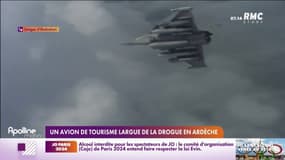 Poursuivi par un Rafale,  un avion de tourisme largue de la drogue en Ardèche 