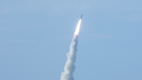 Un tir d'essai d'un missile M51 depuis un site situé près de Biscarosse (Landes), le 30 septembre 2015.
