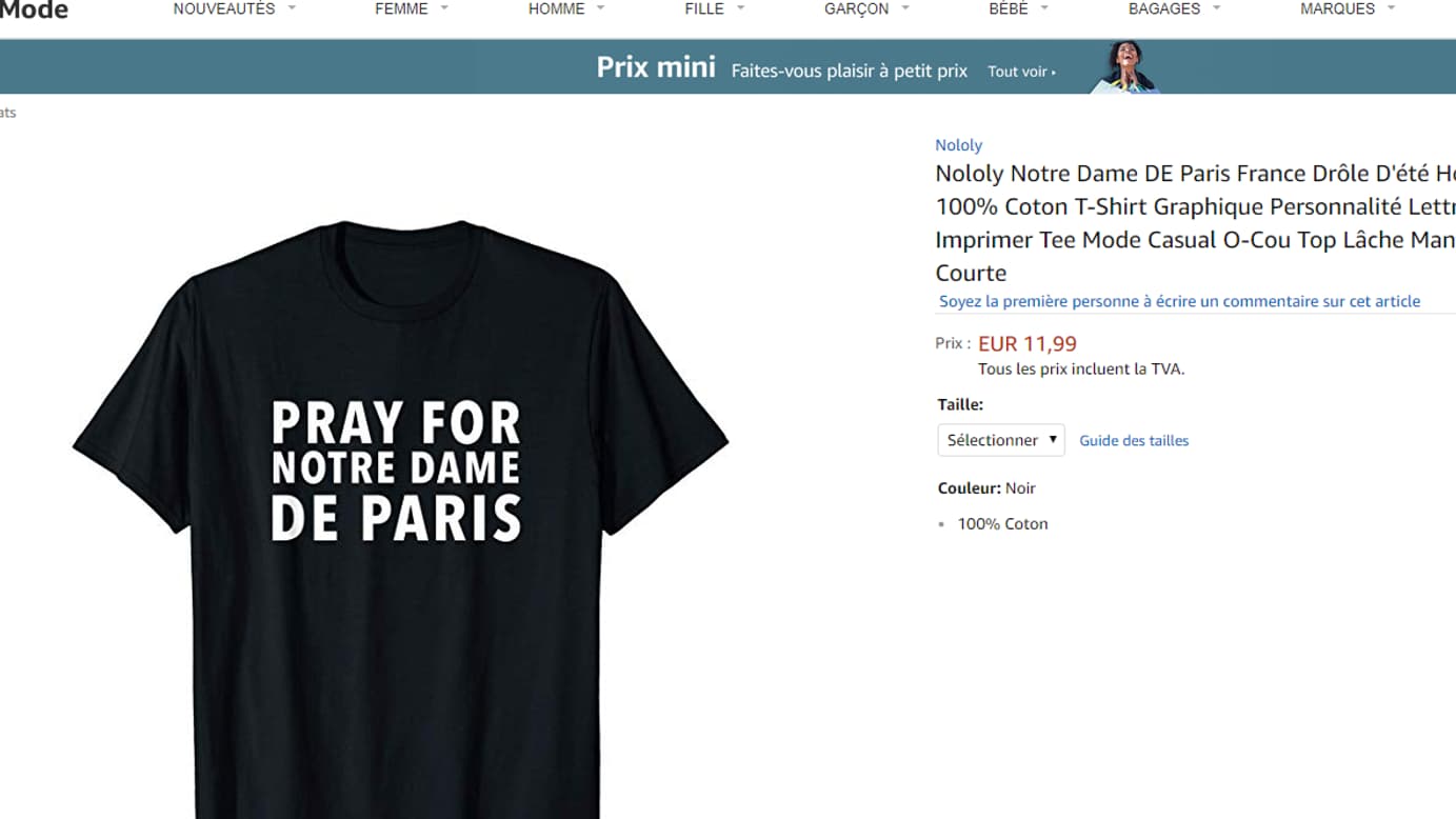 Pray for Notre-Dame/Amazon Pray for Notre-Dame/Amazon
