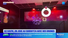 Le Havre: jouer au ballon avec des drones