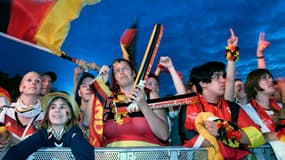 Les supporters allemands pendant l'Euro 2016, à Marseille