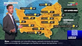 Météo Normandie: une forte baisse des températures ce lundi avec 23°C à Caen et 20°C à Dieppe