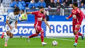 Le Brestois Romain Del Castillo face à Auxerre 