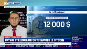 Paypal et le dollar font flamber le bitcoin: le cours de la cryptomonnaie a bondi hier au-delà des 12.000 dollars