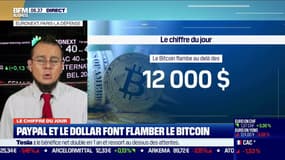 Paypal et le dollar font flamber le bitcoin: le cours de la cryptomonnaie a bondi hier au-delà des 12.000 dollars