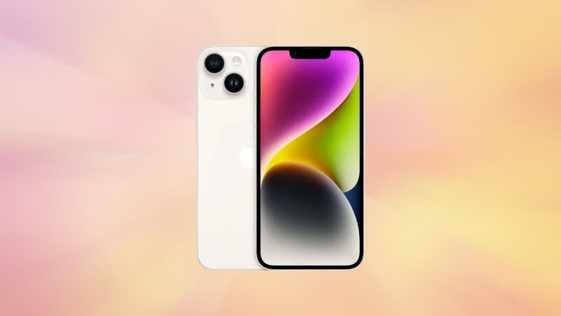 Difficile de dire non à cette offre record sur l'iPhone 14 Apple, le prix est une anomalie