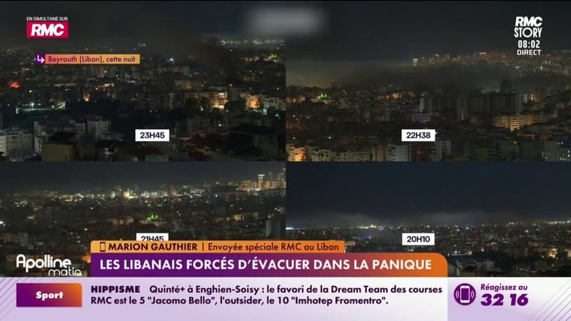 Les Libanais forcés d'évacuer dans la panique
