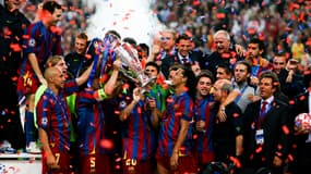 Barcelone vainqueur de la Ligue des champions 2006.