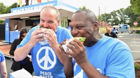 Le "burger de la paix" a été servi à Atlanta pendant une journée, le 21 septembre 2015.