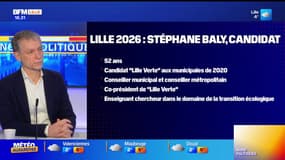 Élections municipales 2026 à Lille: l'écologiste Stéphane Baly explique pourquoi il se présente