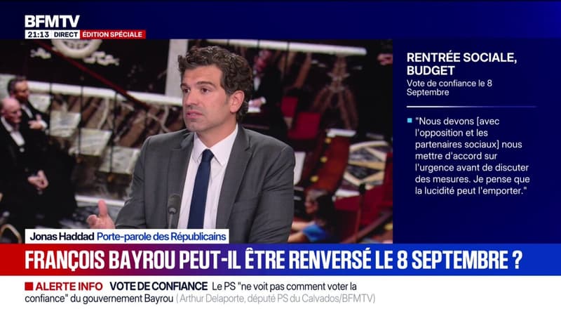 Vote de confiance du 8 septembre: 