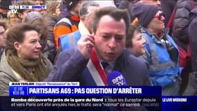 Manifestation A69: "Les personnes sont là pour réaffirmer cette réalité de désenclavement d'un bassin d'emplois de plus de 80.000 personnes", affirme Jean Terlier (Renaissance)