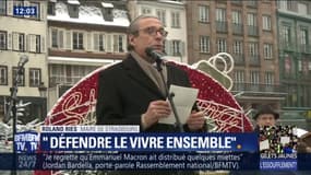 Maire de Strasbourg: "Nous continuerons de défendre notre vivre ensemble"