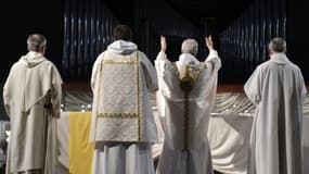 Une messe célébrée dans l'église Notre-Dame du Rosaire à Toulouse le 5 mai 2015